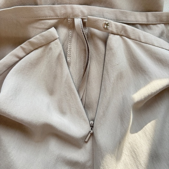 Moda International Size‎ 8 Vintage Skirt A-Line 100% Silk Y2K Midi Business Chic - Picture 8 of 11